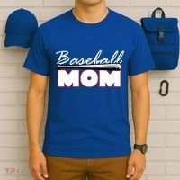 Baseball Mom Bat Logo T-Shirt thumb 6