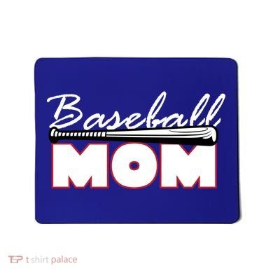 Baseball Mom Bat Logo Mousepad