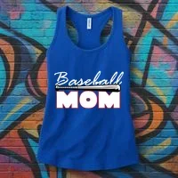 Baseball Mom Bat Logo Women's Tank Top thumb 3