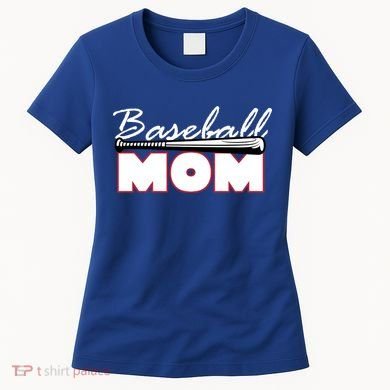Baseball Mom Bat Logo Women's T-Shirt