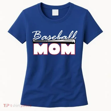 Baseball Mom Bat Logo Women's T-Shirt