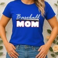 Baseball Mom Bat Logo Women's T-Shirt thumb 2