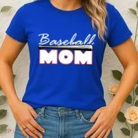 Baseball Mom Bat Logo Women's T-Shirt thumb 2