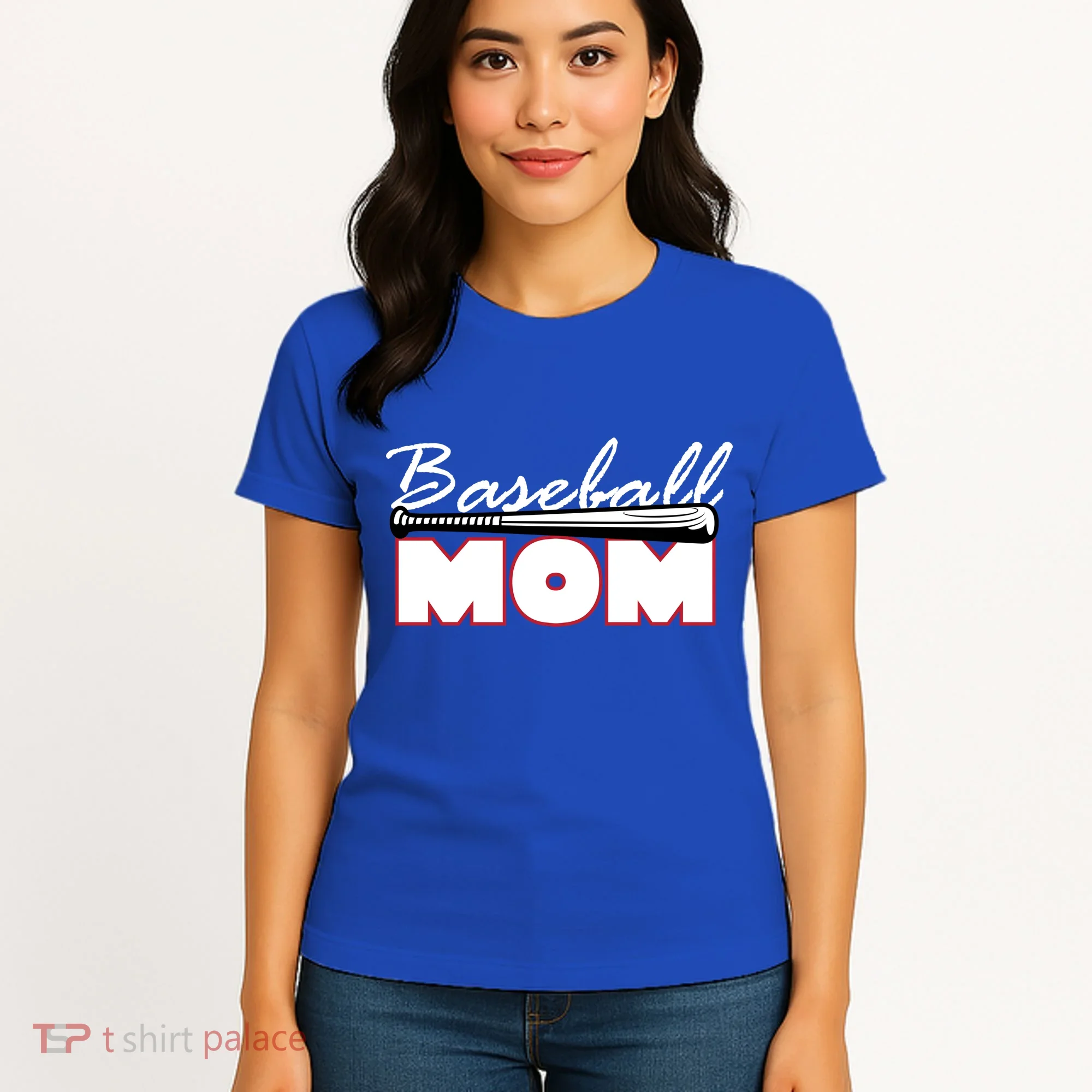 Baseball Mom Bat Logo Women's T-Shirt