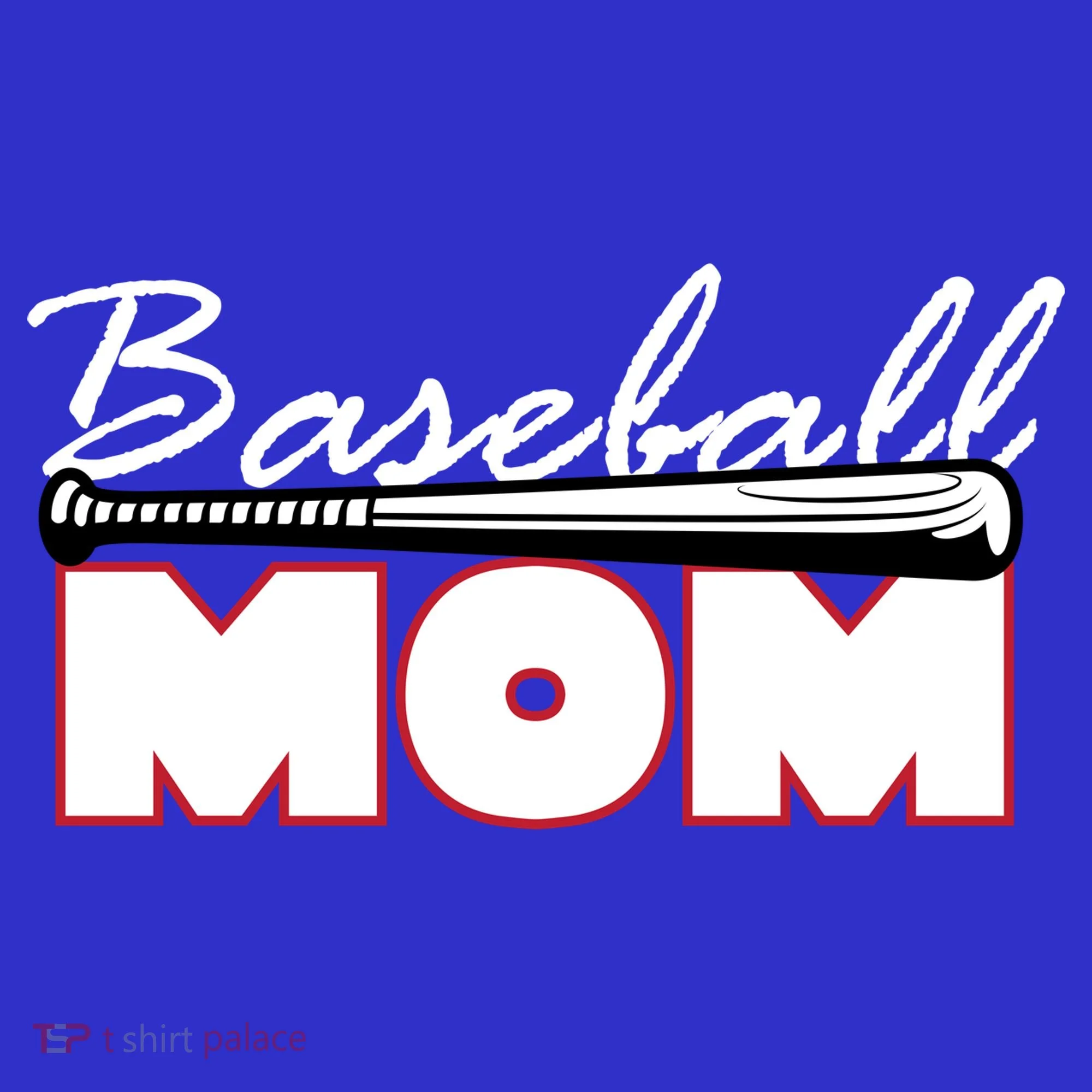 Baseball Mom Bat Logo Women's T-Shirt