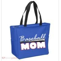 Baseball Mom Bat Logo Tote Bag thumb 2
