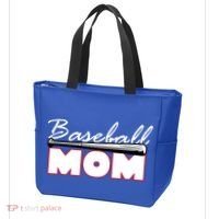 Baseball Mom Bat Logo Tote Bag thumb 3