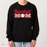 Baseball Mom Cheetah Print Women's Sweatshirt thumb 0