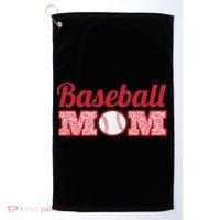 Baseball Mom Cheetah Print Golf Towel thumb 0