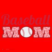 Baseball Mom Cheetah Print Santa Hat thumb 1