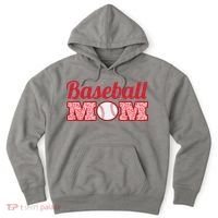 Baseball Mom Cheetah Print Hoodie thumb 0