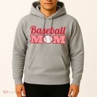 Baseball Mom Cheetah Print Hoodie thumb 2