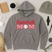 Baseball Mom Cheetah Print Hoodie thumb 3