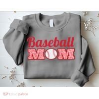 Baseball Mom Cheetah Print Sweatshirt thumb 2