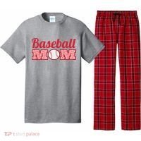 Baseball Mom Cheetah Print Pajama Set thumb 0