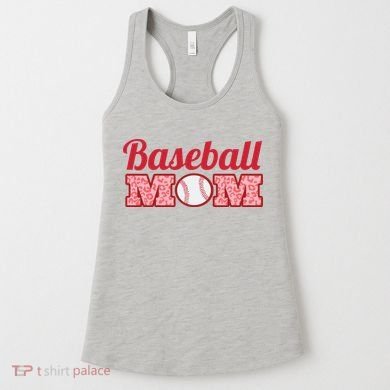 Baseball Mom Cheetah Print Women's Tank Top