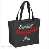 Baseball Mom Logo Tote Bag thumb 2