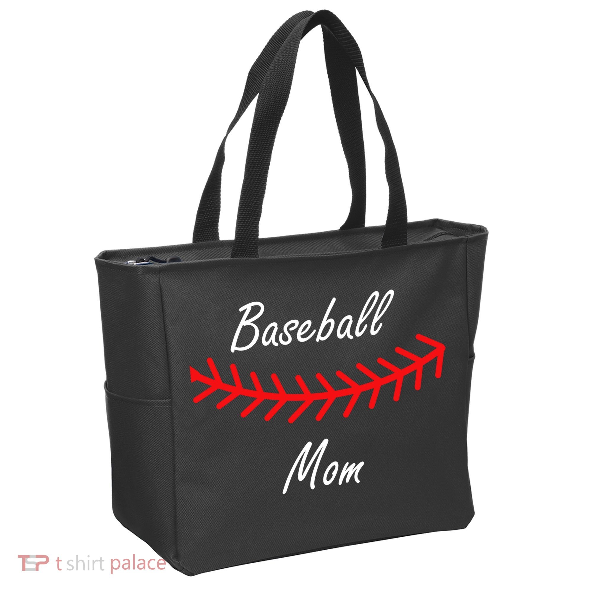 Baseball Mom Logo Tote Bag
