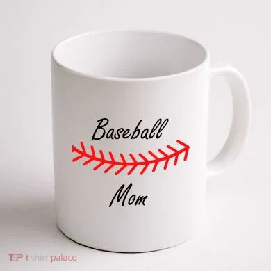 Baseball Mom Logo Coffee Mug back