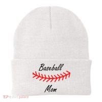 Baseball Mom Logo Beanie thumb 0