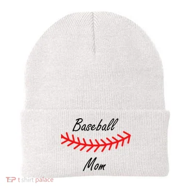 Baseball Mom Logo Beanie