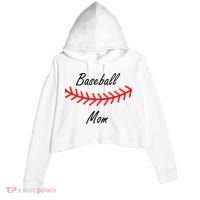 Baseball Mom Logo Crop Fleece Hoodie thumb 0