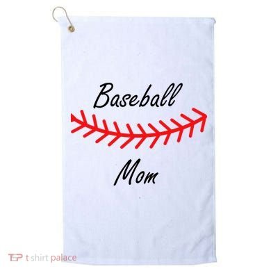 Baseball Mom Logo Golf Towel