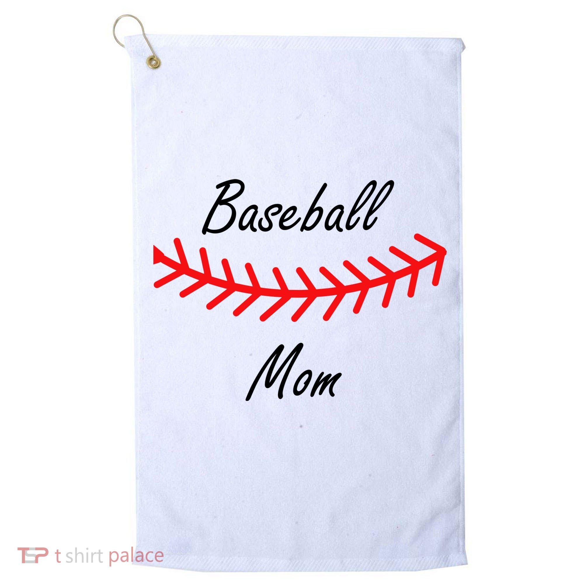 Baseball Mom Logo Golf Towel