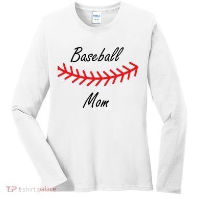 Baseball Mom Logo Women's Long Sleeve Shirt