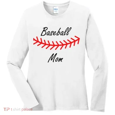 Baseball Mom Logo Women's Long Sleeve Shirt