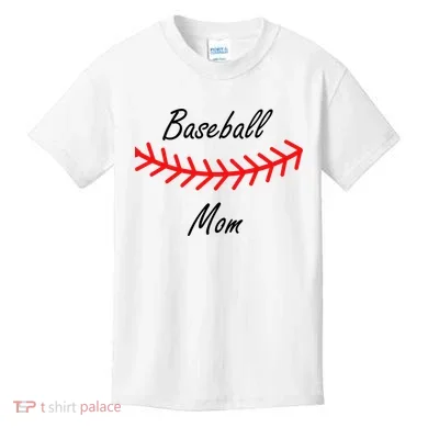 Baseball Mom Logo Kids T-Shirt