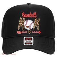 Baseball Mom Love Arrow Leopard Hat thumb 0