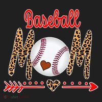 Baseball Mom Love Arrow Leopard Hat thumb 2