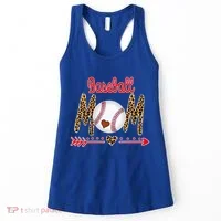 Baseball Mom Love Arrow Leopard Women's Tank Top thumb 0