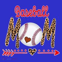 Baseball Mom Love Arrow Leopard Women's T-Shirt thumb 6