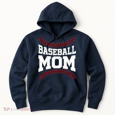 Baseball Mom Sports Fan Hoodie
