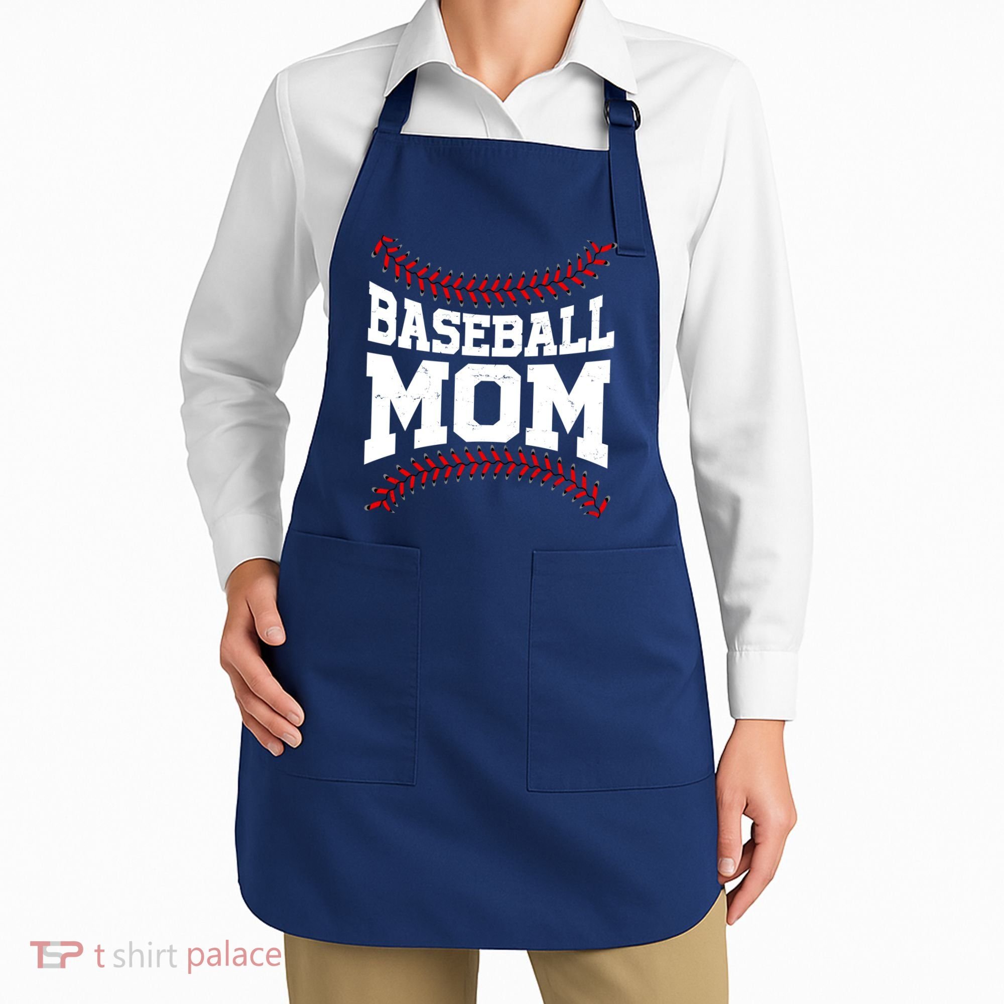 Baseball Mom Sports Fan Apron