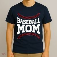 Baseball Mom Sports Fan T-Shirt thumb 3