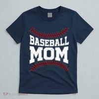Baseball Mom Sports Fan T-Shirt thumb 5
