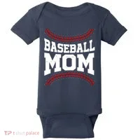 Baseball Mom Sports Fan Baby Bodysuit thumb 0
