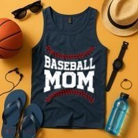 Baseball Mom Sports Fan Tank Top thumb 4