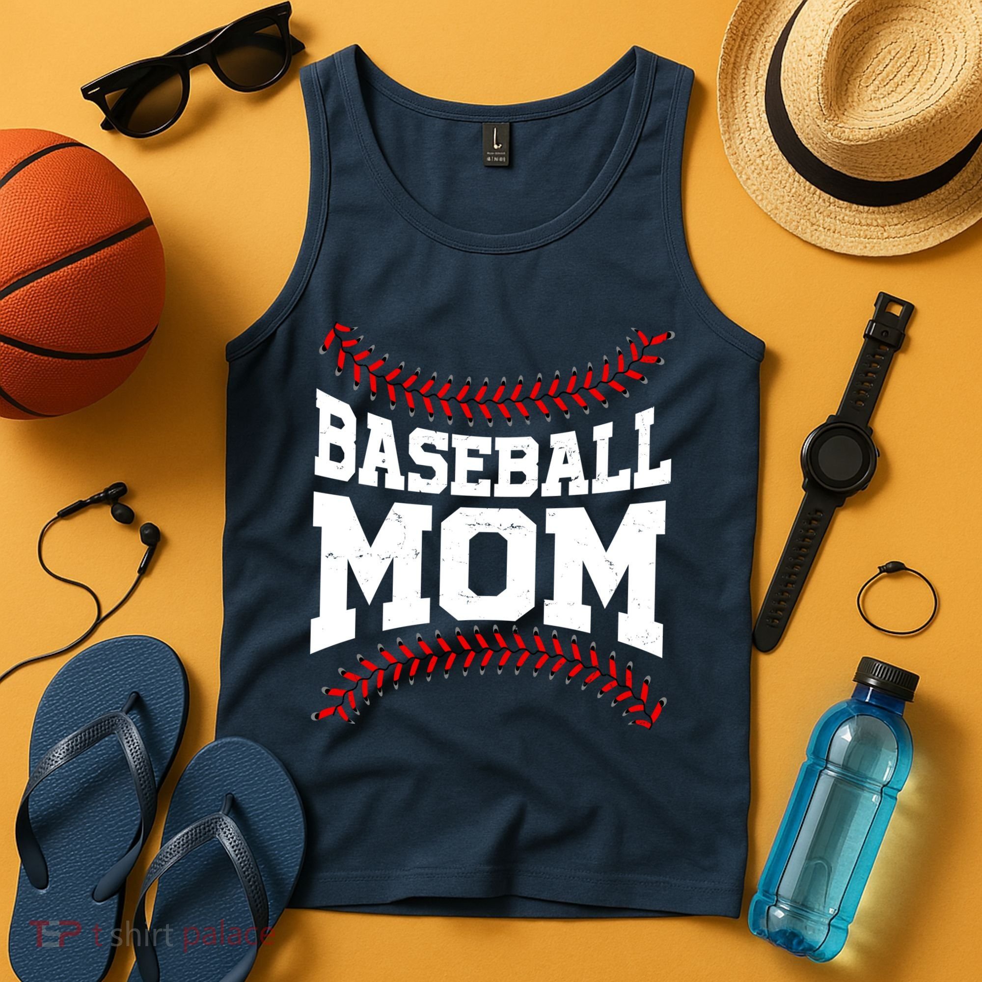 Baseball Mom Sports Fan Tank Top