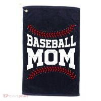Baseball Mom Sports Fan Golf Towel thumb 0