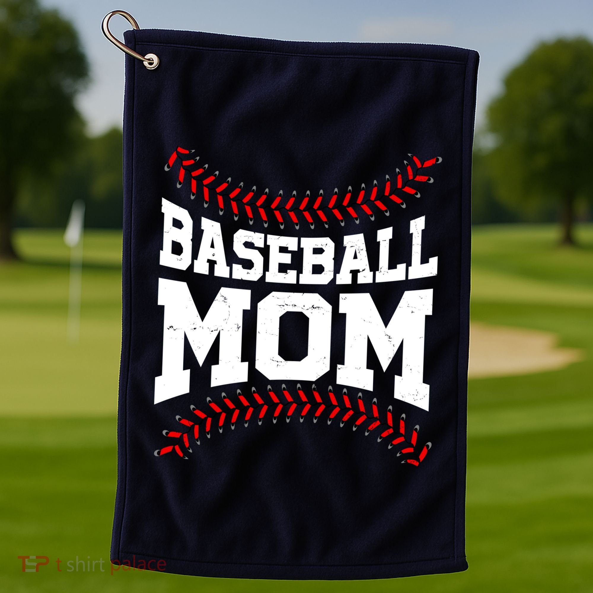 Baseball Mom Sports Fan Golf Towel