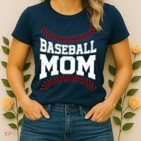 Baseball Mom Sports Fan Women's T-Shirt thumb 2