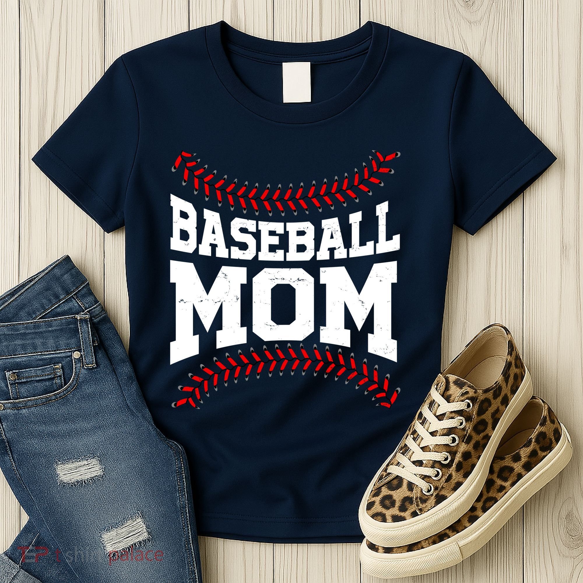 Baseball Mom Sports Fan Women's T-Shirt