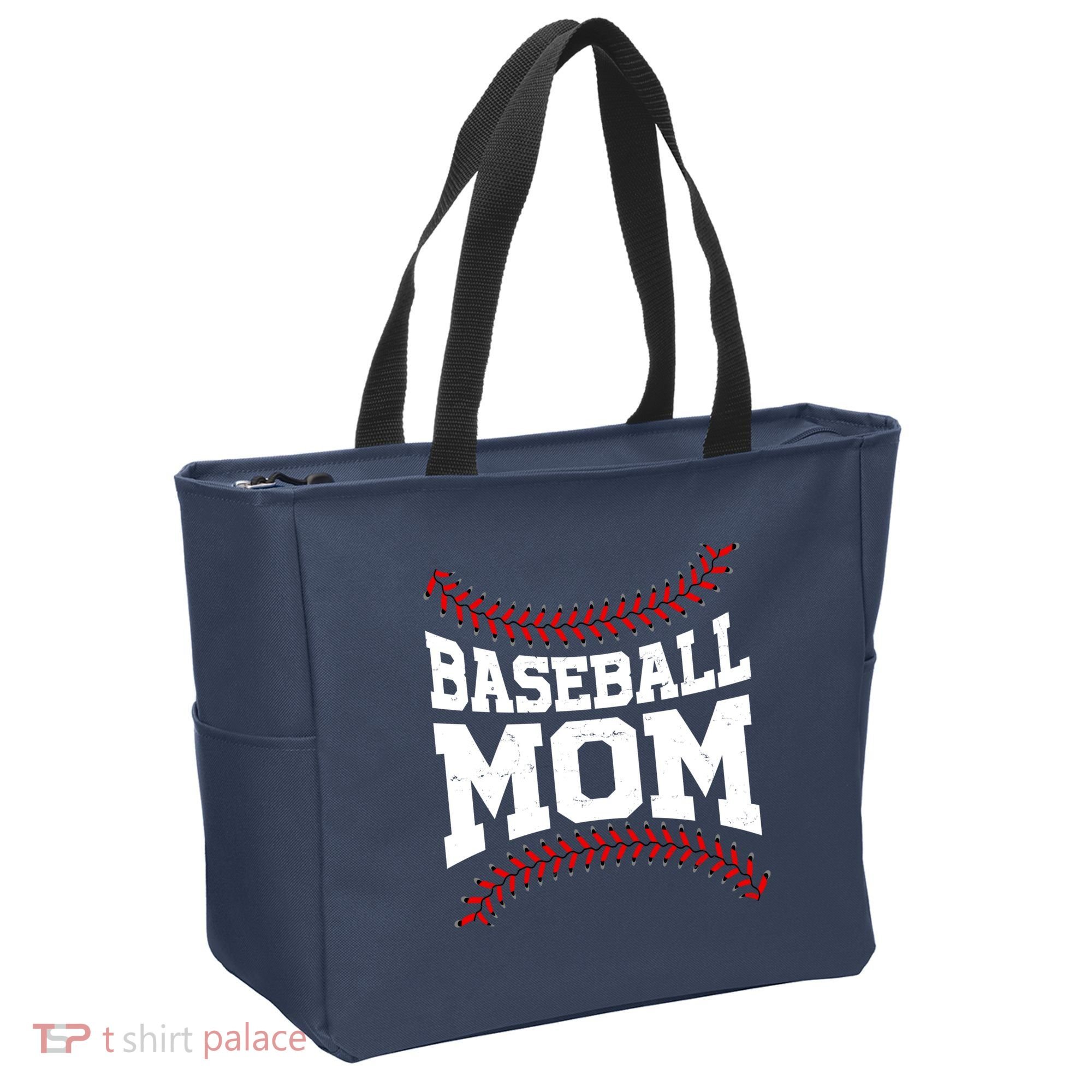 Baseball Mom Sports Fan Tote Bag