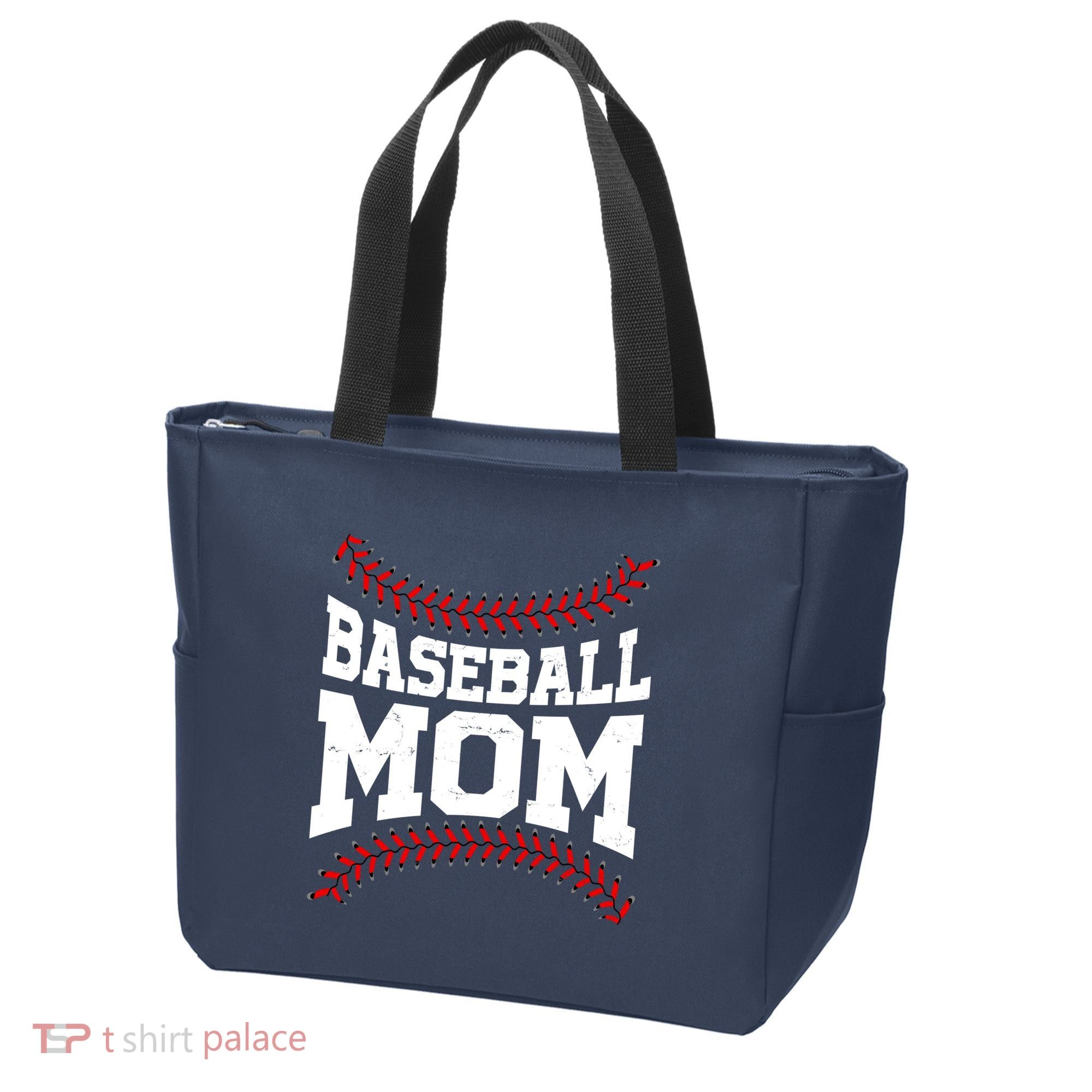 Baseball Mom Sports Fan Tote Bag