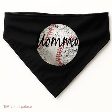 Baseball Momma USA-Made Doggie Bandana
