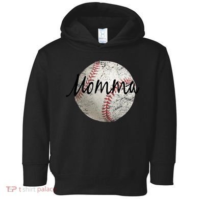 Baseball Momma Toddler Hoodie